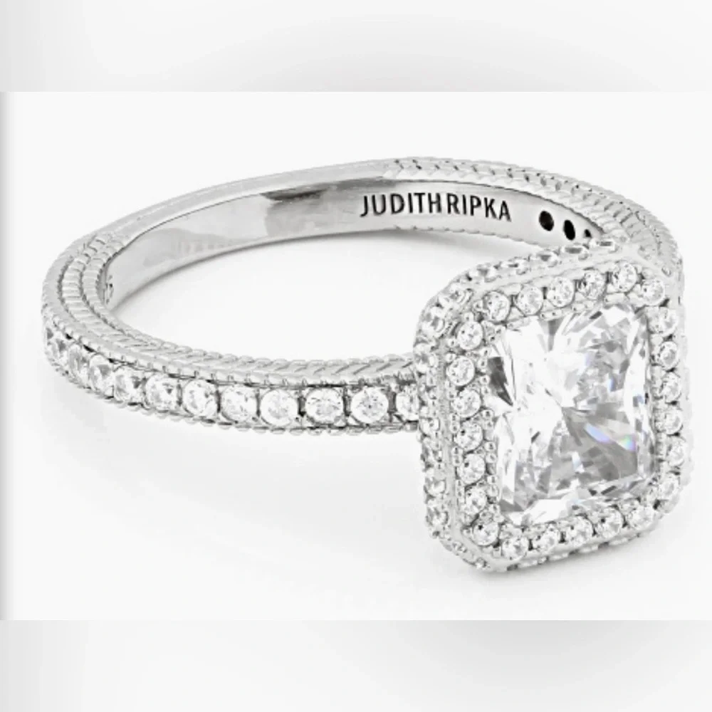 Judith Ripka White Gold Clad - Picture 7 of 8